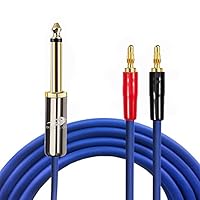 Amazon | アクティブスピーカーケーブル モノ6.3AMPミキサー1/4